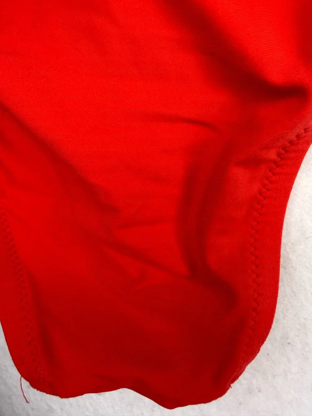 J.Crew One Piece Swimsuit Cherry Red Open  Crisscross Cutout Back Women’s Size 4